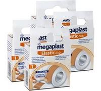 Lot de 4 rouleau de bande adhésive élastique de fixation de pansement, sparadrap, ruban en tissu - Format 5 M x 1,25 cm- JUANIO - G