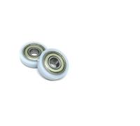 Lot de 4 rouleaux de guidage plats en nylon 8 x 26 x 8 mm, 8 x 26 x 8 mm, BS60826-8, roulements POM intégrés 608, diamètre extérieur 26 mm, poulie de tiroir(BS68413-4 4x13x4)