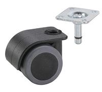 -Lot de 4 roulettes 35 mm de conteneur pour parquet