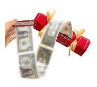 Lot de 4 sacs à fermeture éclair pour guichet automatique de Noël et banque avec nœud pour Noël, vacances, anniversaire, 4 styles 061989