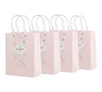 Lot de 4 Sacs cadeaux motif floral ( Rose ) [Novago] Rose G