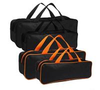 Lot de 4 sacs de rangement imperméables en tissu Oxford 600D pour barbecue pour organiser et protéger les outils de barbecue