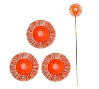 Lot de 4 serpillères de nettoyage rotatives à 360 degrés, balai de nettoyage réglable, balai de nettoyage rond en microfibre pour murs secs et humides pour la maison, le sol, le verre, les fenêtres,