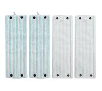 Lot de 4 Serpillères de Rechange en Microfibre Compatibles avec Serpillière Leifheit Clean Twist M Ergo - 42 x 15 5 cm