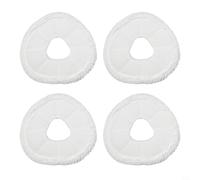 Lot de 4 serpillères de rechange pour robot Narwal pour robot X Ultra J4 - Chiffons en microfibre lavables pour nettoyer en profondeur les taches d'huile de poils d'animaux durs pour la surface