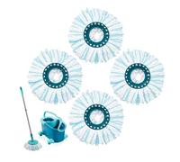 Lot de 4 serpillières pour balai Leifheit Clean Twist Disc Mop Ergo