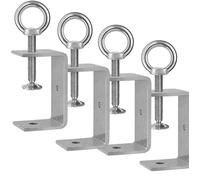 Lot de 4 serre-joints en C 85 mm inox - pinces C réglables pour soudage et menuiserie
