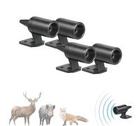 Lot de 4 sifflet d'avertissement à ultrasons pour animaux tels que sangliers, cerfs, renards, lapins, pour voitures et motos.