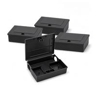 Lot de 4 Stations d'Appâtage Rats & Souris | 23 × 13 × 7 cm | Lot de 4 Stations d'Appâtage pour Rats et Souris | 23 × 13 × 7 cm | Avec Clé | Intérieur & Extérieur