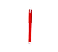Lot de 4 stylos à encre gel carbone pour bureau | Stylo signature lisse - Tige rouge - 0,5 mm.
