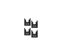 Lot de 4 supports d’outils BOSCH 18V par StealthMounts® (Noir)