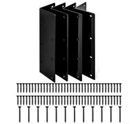 Lot de 4 supports d'angle robustes pour lits de jardin surélevés conçus pour cadre en bois de 50,8 à 61 cm de hauteur