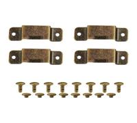 Lot de 4 supports de mètre ruban, support de ceinture de banc, support universel pour outils, station de rangement, rivets en bronze, support pour ceinture