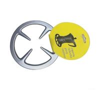 Lot de 4 supports de plaque de cuisson à gaz en acier inoxydable pour petite casserole à moka 130 mm