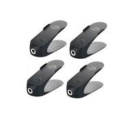 Lot de 4 supports pour chaussures noirs