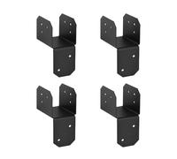 Lot de 4 supports pour toit de pergola en acier pour charges | Poutres de poutres pour extérieur, jardin, cour, abri de voiture, terrasse, tonnelle, grange, terrasse, pergola, patio