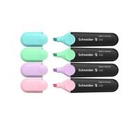 Lot De 4 Surligneurs - Job - Pastel - Schneider
