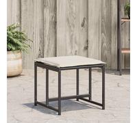 Lot de 4 Tabourets de Jardin Chaise Siège Patio Terrasse Résine Tressée vidaXL