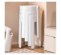Lot de 4 tabourets empilables en plastique pour étudiants, salle de ureau à domicile