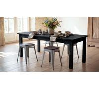 lot de 4 tabourets HWC-A73 avec assise en bois, tabouret métallique, métal design industriel empilable ~ gris