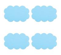 Lot de 4 tapis - Anti-dérapant - Nuage - bleu ciel SPIRELLA
