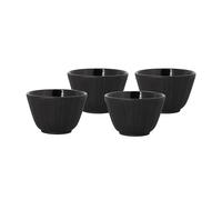 Lot De 4 Tasses En Fonte Noire 12cl - The Kitchenette