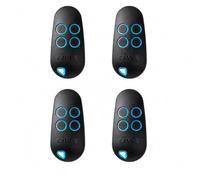 Lot de 4 Télécommandes Came TOP44RBN (806TS-0270) pour Portail - 4 Boutons 433 MHz - Émetteur 4 canaux Rolling Code - Remplace AT02EE / AT02EV / AT04EE / AT04EV - Portail & Porte de Garage