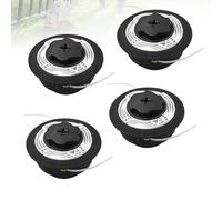 Lot de 4 Tête de Coupe Autocut C6-2 pour Stihl, Tête Coupe avec Pointe Automatique, Tête de Débroussailleuse à Double Fil, Bobine de Fil en Nylon pour Débroussailleuse FS38 FS40 FS45 FS46 FS50 FSE60