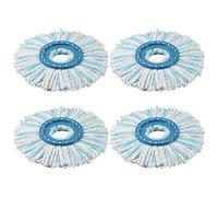 Lot de 4 têtes de rechange pour balai à franges Leifheit Clean Twist Disc Mop Ergo