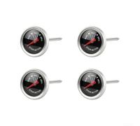 Lot de 4 thermomètres à viande en acier inoxydable pour barbecue et steak | Lot de 4, acier inoxydable, affichage instantané, idéal pour barbecue, steak, rôti