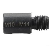 Lot de 4 tiges d'adaptation en acier au carbone M10 vers M14 pour meuleuse d'angle, perceuse, tige filetée, tâches de conversion (M10-M14)