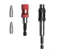 Lot de 4 tiges d'extension de foret, PH2 et tige hexagonale de 0,6 cm, pour | Pour la construction de terrasses, design à échange rapide, idéal pour les entrepreneurs, construction en acier au carbone