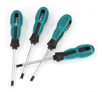 Lot de 4 tournevis de type U pour réparation de précision de 1,7 à 2,6 mm | Tailles de précision 1,7, 2,0, 2,3, 2,6 mm, idéal pour les vis de sécurité, les appareils électroniques et les appareils