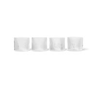 Ferm Living Verre bas Ripple Lot de 4 Clear