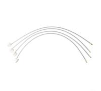 Lot de 4 tubes d'extension de buse pour film fluide, 50 cm, pour application de sous-couche, revêtement de cavité et de boîte, pulvérisateur anti-rouille, canette flexible