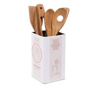 Lot de 4 Ustensiles Avec Pot Signature 30cm Crème