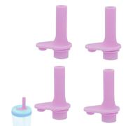Lot de 4 valves de rechange pour Zak Designs Kelso 425,2 g, embout buccal en silicone sans BPA anti-fuite pour bouteilles d'eau Zak Kids (violet)