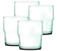 Lot de 4 verre à liqueur, verre dégustation, gobelets à boisson en verre, capacité 30 cl - JUANIO - G