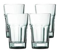 Lot de 4 verre à liqueur, verre dégustation, gobelets à eau en verre, capacité 29.5 cl - JUANIO - G