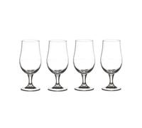 Lot de 4 verres à bière sur pied 37cl