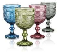 Lot de 4 Verres à Vin Vintage 350 ml
