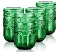 Lot de 4 Verres Tumblers Tournesol - Design Vintage Élégant