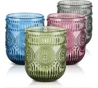 Lot de 4 Verres Tumblers Tournesol - Vintage et Élégants