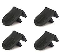 Lot de 4 verrous de fenêtre réglables pour rail coulissant, sans vis, sans perçage, verrou de fenêtre universel pour fenêtre en UPVC, bois, alliage d'aluminium