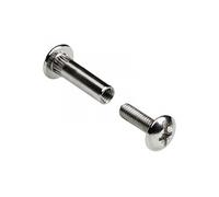 Lot de 4 vis d'assemblage acier nickelé HETTICH, l.42 mm Nickelé G