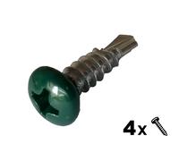 Lot de 4 vis Inox VERTE Poteau Securipool barrière piscine