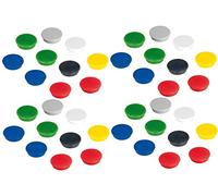 Lot de 40 aimants Franken 24 mm 300 g Couleurs assorties
