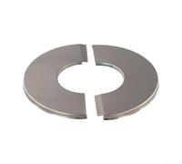 Lot de 40 cache-tuyaux de cheminée en acier inoxydable résistant à la chaleur 40 200 mm pour chaudière, poêle, tuyau de protection contre les intempéries, la pluie, les débris, installation facile