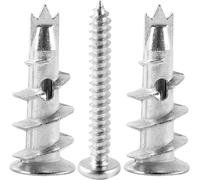 Lot de 40 chevilles pour cloison sèche - Chevilles autoperceuses pour placoplâtre, béton, brique et autres applications
