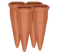 Lot de 40 cônes d'arrosage en terre cuite, distributeurs d'eau pour plantes, cônes d'arrosage en terre cuite, bouteilles de vin et en PET, terre cuite